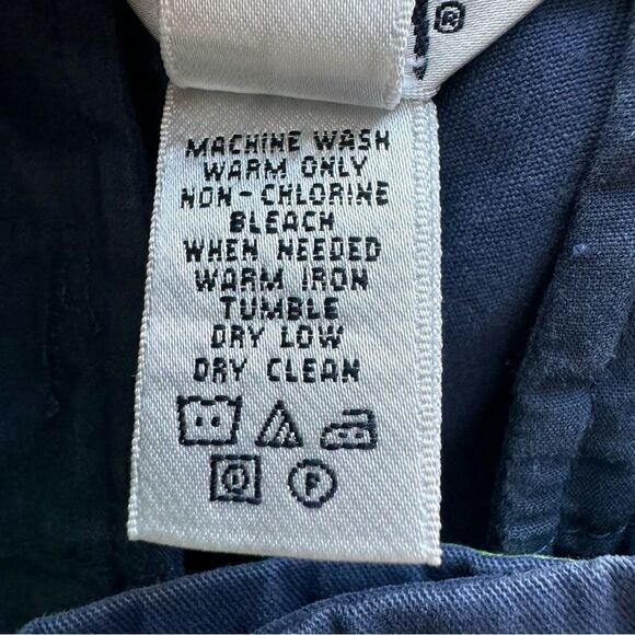 Lilly Pulitzer Main Line Fit Navy Mid Rise Wide Leg Trouser Pants Women’s Size 6 - Picture 9 of 9